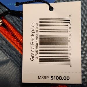 Vera Bradley Lighten Up Backpack In Mineral Blue XL